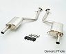 AIMGAIN JATA Inspection Compatible Exhaust System (Stainless) for Lexus ISF