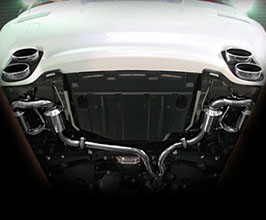 Suruga Speed PFS Bridge Loop Muffler Exhaust System (Stainless) for Lexus ISF 2