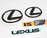 Lems Emblems - Front and Rear (Black)