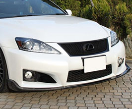 Lems Front 3-Piece Spoiler (Dry Carbon Fiber) for Lexus ISF 2