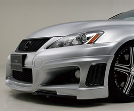 WALD Sports Line Black Bison Edition Front Half Spoiler (FRP with Carbon Fiber) for Lexus ISF 2