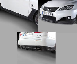 C-West Aero Half Spoiler Kit - Type 2 (Carbon Fiber) for Lexus ISF 2