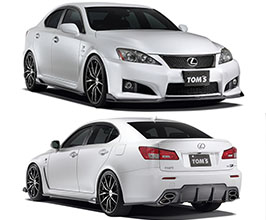 TOMS Racing Aero Under Spoiler Lip Kit (Carbon Fiber) for Lexus ISF 2