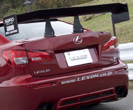 LEXON Exclusive x Rocket Bunny Rear Swan Neck Wing (Carbon Fiber) for Lexus ISF 2