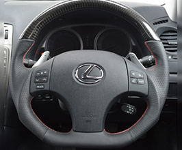 Espirit PREMIERE D-Shape Gun Grip Steering Wheel (Leather with Carbon Fiber) for Lexus ISF 2