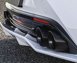 KUHL Slash Cut Exhaust Tips for LCR-RSW (FRP) for Lexus LC 1