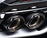 Mz Speed Prussian Blue Muffler Cutter Quad Exhaust Tips (Carbon Fiber)