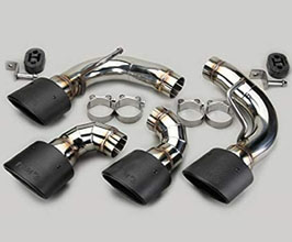 TOMS Racing Exhaust Muffler Cutter Tips (Carbon Fiber) for Lexus LC 1