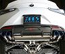 ZEES Exhaust System with Quad Ti Tips (Stainless) for Lexus LC500 Coupe