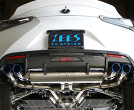 ZEES Exhaust System with Quad Ti Tips (Stainless) for Lexus LC500 Coupe