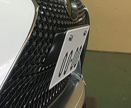 Carbon Addict Front Plate Base with Down Tilt (Dry Carbon Fiber) for Lexus LC500 / LC500h Convertible