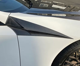 Carbon Addict Front Fender Wing Garnish (Dry Carbon Fiber) for Lexus LC 1
