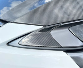 Carbon Addict Headlamp Garnish (Dry Carbon Fiber) for Lexus LC 1