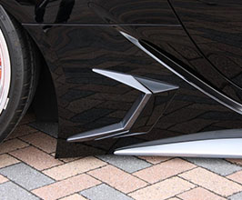 Job Design Guns Style Stance Generation Side Skirt 3D Duct Panels (FRP) for Lexus LC 1
