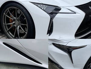 Lems Blacked-Out Exterior Trim Set (Black) for Lexus LC500 / LC500h