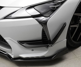 WALD Sports Line Front Bumper Canards for Lexus LC 1