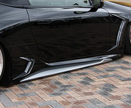 Job Design Guns Style Stance Generation Aero Side Under Spoilers (FRP) for Lexus LC 1