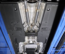 EXHAUTECH Racing Front and Center Mid Pipes (Stainless) for Lexus LC Z100