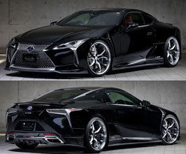 Mz Speed Prussian Blue Aero Half Spoiler Lip Kit for Lexus LC Z100