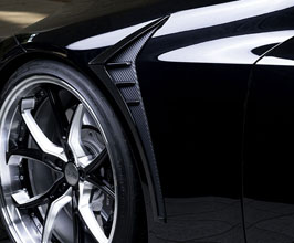 Mz Speed Prussian Blue Aero Front Fender Ducts for Lexus LC Z100