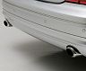 WALD DTM Sports Muffler Exhaust System with Oval Tips (Stainless)