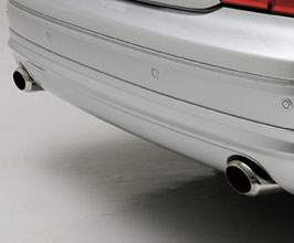 WALD DTM Sports Muffler Exhaust System with Oval Tips (Stainless) for Lexus LS 3