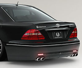 AIMGAIN Cygnus Aero Rear Bumper (FRP) for Lexus LS 3