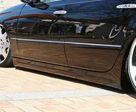 AIMGAIN Generation Aero Side Steps (FRP) for Lexus LS 3