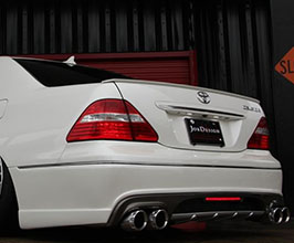 Job Design World Premium 8 and 10th Anniversary Model Aero Rear Bumper (FRP) for Lexus LS430