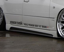 Job Design World Premium 8 and 10th Anniversary Model Aero Side Steps (FRP) for Lexus LS430