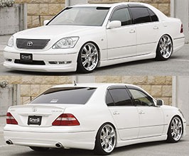 INGS1 LX Sport Half Spoiler Kit for Lexus LS 3