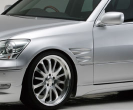 WALD Executive Line Sports Vented Front Fenders (FRP) for Lexus LS430