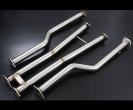 Sense Brand Stealth Bottom-Raising Front and Mid H-Pipes - Straight Ver (Stainless) for Lexus LS460 RWD