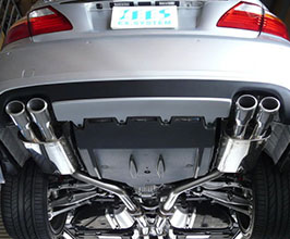 ZEES Rear Section Exhaust System with Brediss Quad Tips for Lexus LS 4 Early
