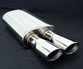 ZEES Rear Section Exhaust System with Veldish Quad Tips for Lexus LS 4 Early