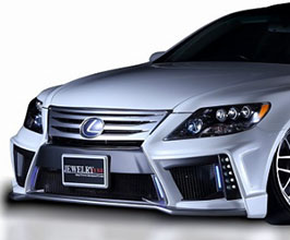 Black Pearl Complete Jewelry Line Diamond Series Front Bumper (FRP) for Lexus LS 4 Early