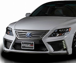 Black Pearl Complete Jewelry Line Diamond Series Front Bumper (FRP) for Lexus LS460 / LS600h