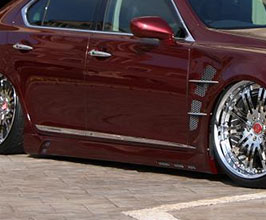 Job Design Hybrid Aero Side Steps (FRP) for Lexus LS 4 Early