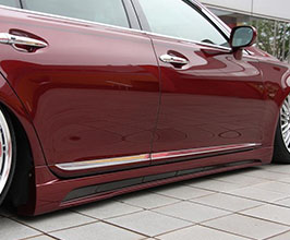 Job Design World Premium 8 Aero Side Steps (FRP) for Lexus LS 4 Early