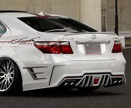 K Break Hyper Zero Custom Rear Bumper (FRP) for Lexus LS 4 Early