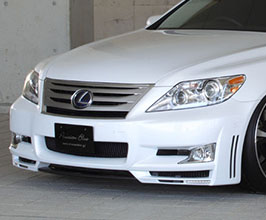 Mz Speed Prussian Blue Front Bumper (FRP with Carbon Fiber) for Lexus LS 4 Early