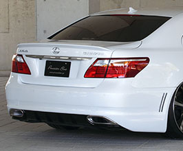 Mz Speed Prussian Blue Rear Bumper (FRP) for Lexus LS 4 Early