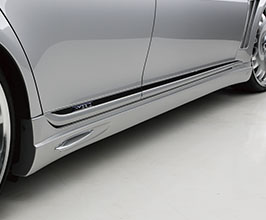 WALD Executive Line Side Skirts with Fin (ABS) for Lexus LS 4 Early