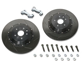 Border Racing Axefette GTR R35 Caliper Mounting Kit with Biot 3-Piece Rotors - Rear 380mm for Lexus LS600h / LS460