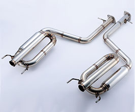 Forzato Rear Loop Muffler Exhaust System (Stainless) for Lexus LS 4 Late