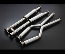Sense Brand High Power Boost Front and Center Pipes (Stainless) for Lexus LS 4 Late