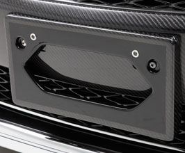 LX-MODE Front License Plate Base (Carbon Fiber) for Lexus LS 4 Late