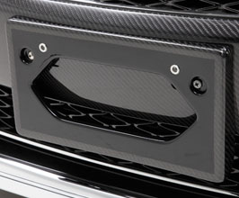 LX-MODE Front License Plate Base (Carbon Fiber) for Lexus LS600h / LS460