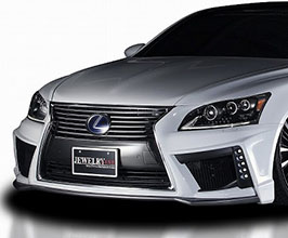 Black Pearl Complete Jewelry Line Diamond Series Front Bumper (FRP) for Lexus LS 4 Late