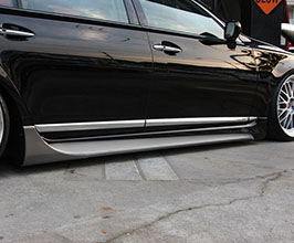 Job Design World Premium 8 and 10th Anniversary Aero Side Steps (FRP) for Lexus LS 4 Late